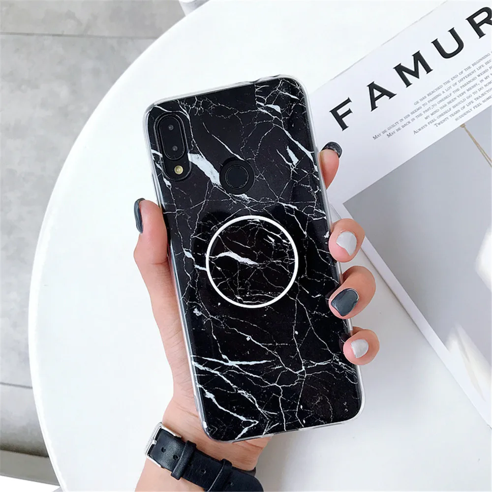 Чехол для xiaomi redmi note 7 мраморный мягкий чехол Funda Xiomi Mi 9 8 Lite Note 5 6 Pro чехол-подставка