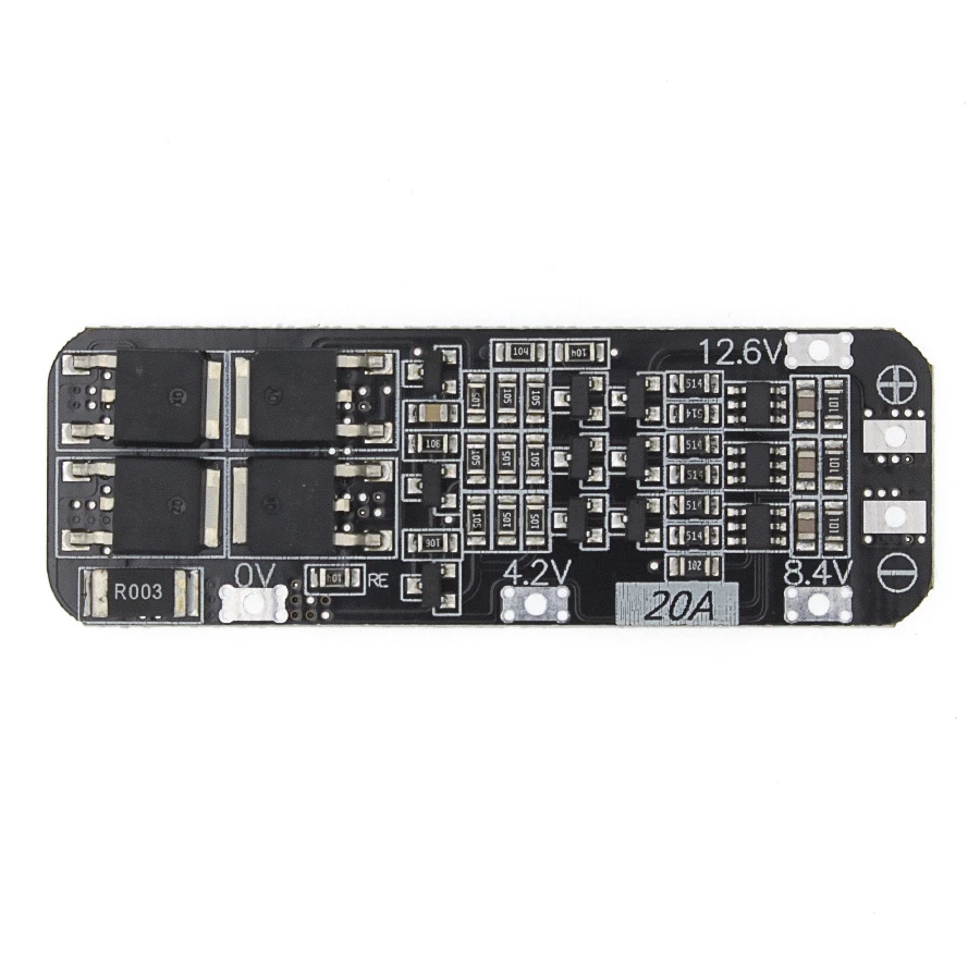 3S 20A литий-ионный аккумулятор 18650 зарядное устройство PCB плата защиты BMS для сверлильного мотора 12,6 V Lipo сотовый модуль 64x20x3,4 мм DIY
