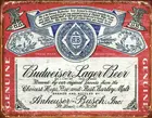 Отчаянные предприятия SIG1751, металлический жестяной знак Budweiser, красный