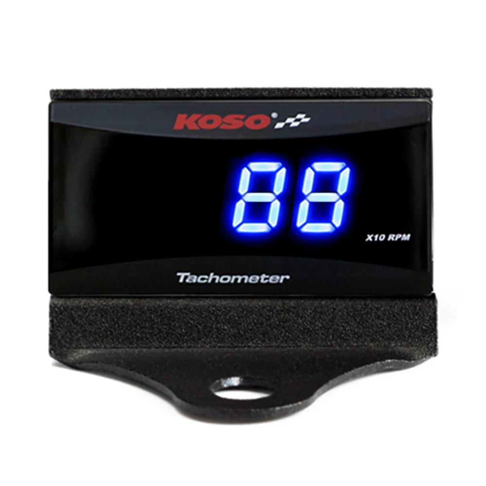 Тахометр Mini RPM KOSO цифровой квадратный тахометр с ЖК-дисплеем для двигателя Honda XMAX