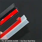 4 метра, уплотнительная лента Z-типа для автомобильной двери, звукоизоляция, Прозрачная Черная уплотнительная лента, Высококачественная Автоматическая уплотнительная лента, уплотнение для двери