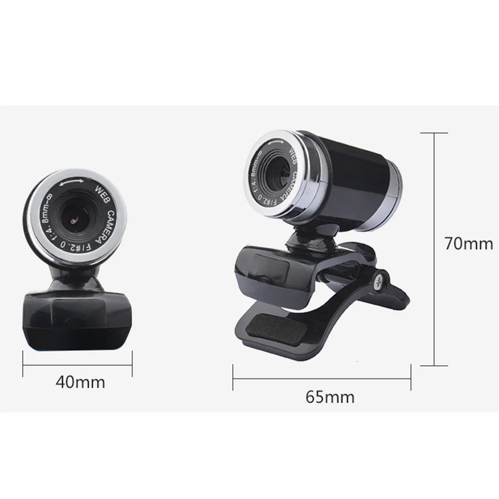 

480P HD Webcam Camera Rotatable with Microphone for Laptop Desktop PC Conferencing H-best