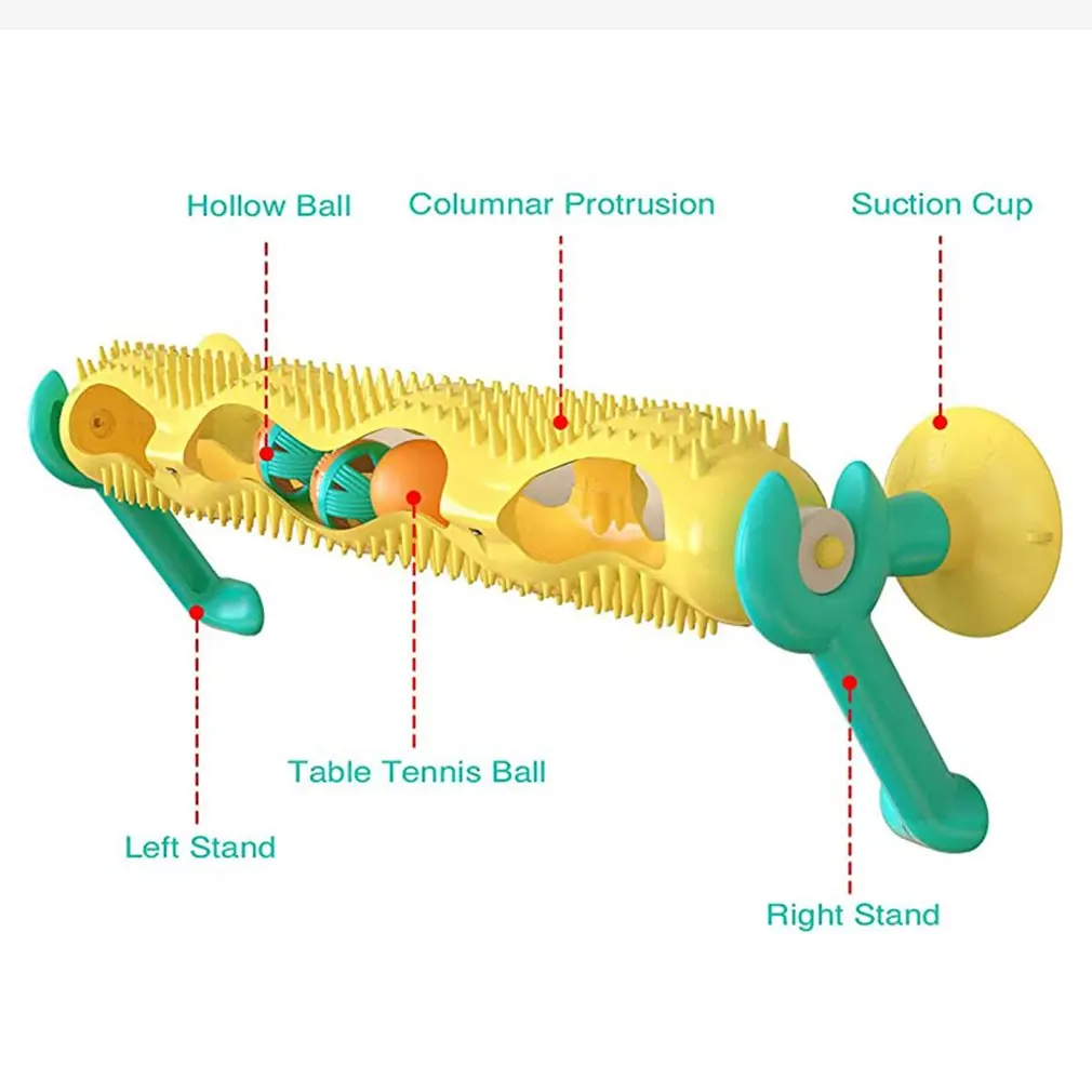 

Cat Turntable Toys Funny Kitten Toy Catnip Supplies Interactive Spinning Track Ball For Indoor Cats Molar Teeth Puzzle