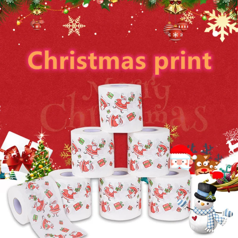 

Christmas Toilet Paper Rolls Santa Claus Bathroom Toilet Paper Rolls Christmas Supplies Christmas Decoration Paper Towel Rolls