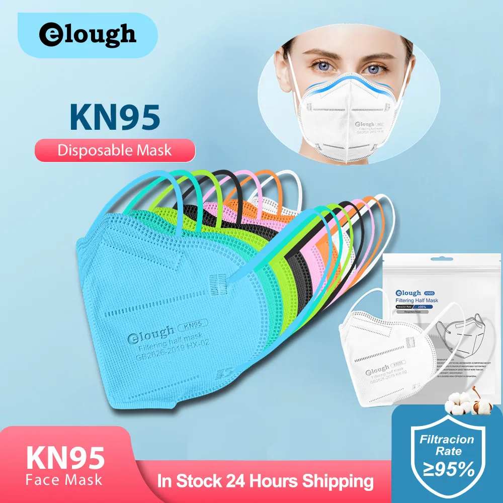 

KN95 Mask FFP2 Mascarillas FPP2 Mask Adult 5 Layers Filter Reusable Face Mask KN95 mascarilla fpp2 homologada FFP2mask Masque CE