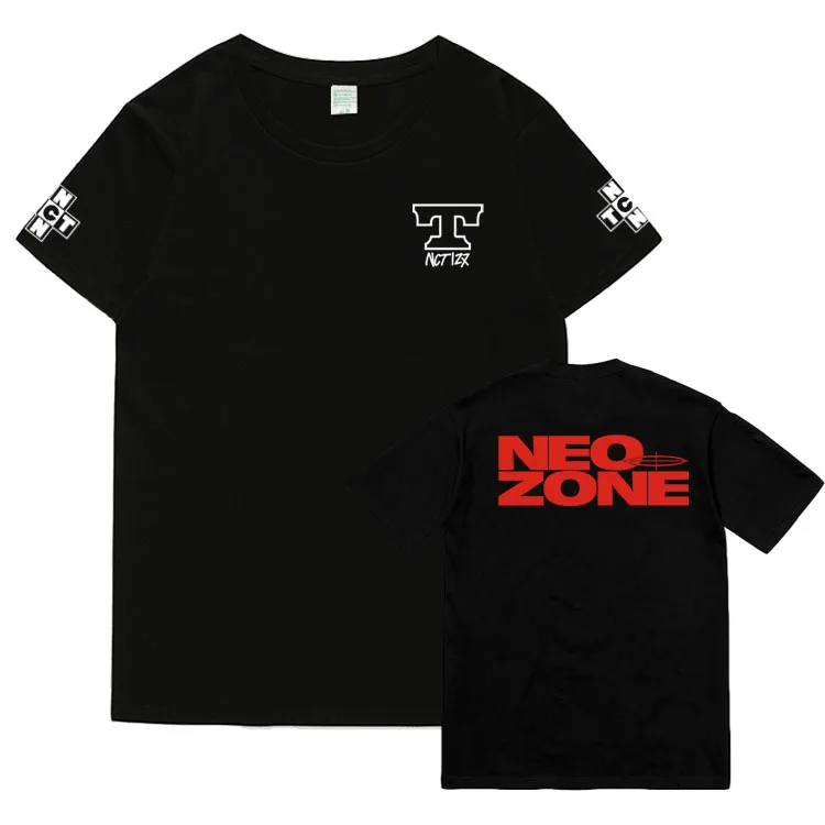 Новинка 127 футболка в стиле kpop nct с принтом виде альбома neo zone модная унисекс
