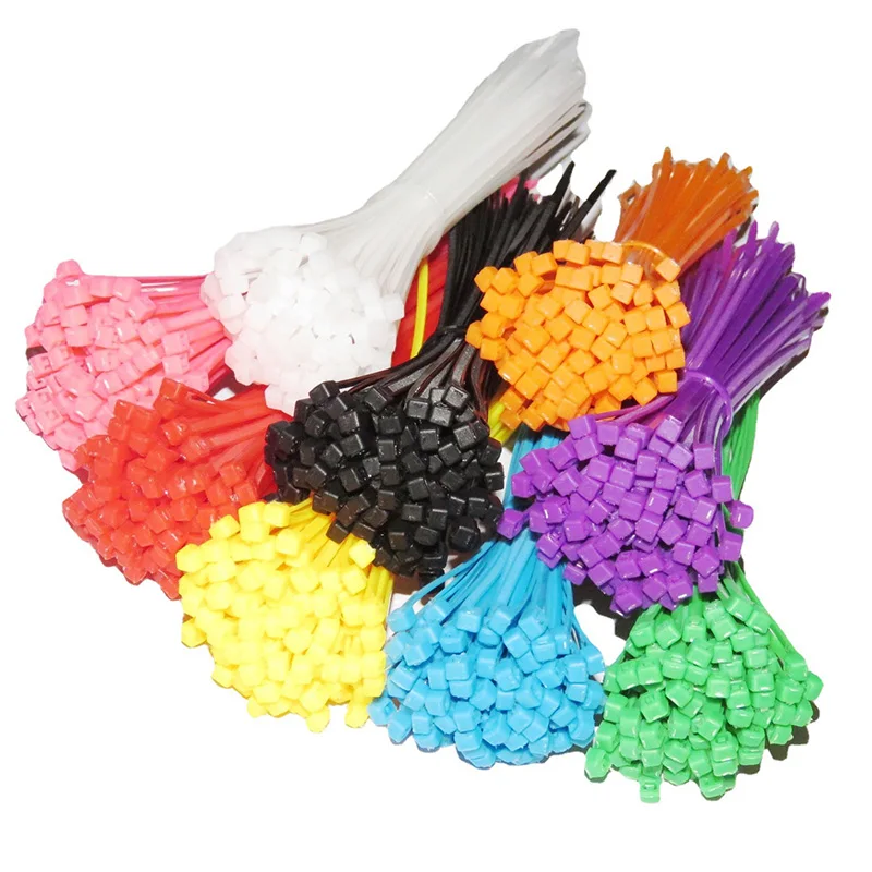 

Cable Color Nylon Ties Home Improvement Electrical Equipment Products Wiring Accessories 100PCS