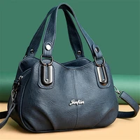 3 layers high quality soft leather ladies shoulder crossbody bags for women 2021 luxury handbags women bags designer handbags
