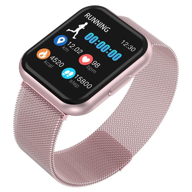 MKS Smartwatch IP67 водонепроницаемые носимые устройства Bluetooth Шагомер монитор сердечного ритма цветной дисплей умные часы для Android/IOS