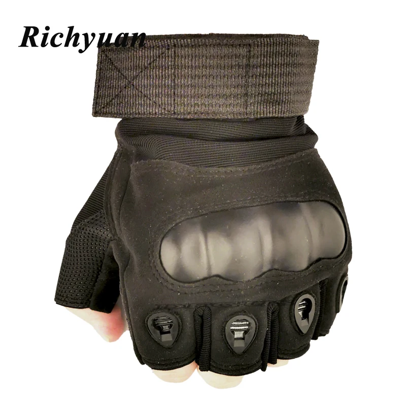 Перчатки мужские тактические военные митенки без пальцев для стрельбы пейнтбола