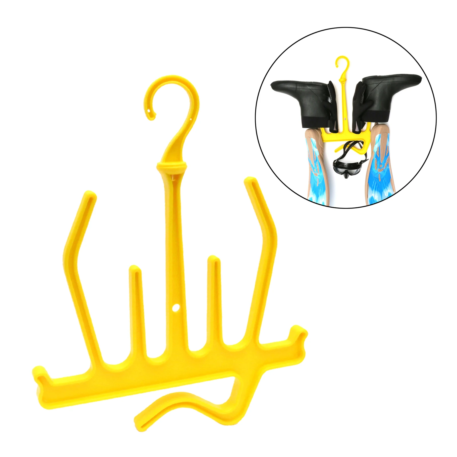 

Durable Swivel Diving Hanger Rotatable Dive Boots Drain Hangers Wetsuit Diving Glove Boots Suits Drain Drying Hanger