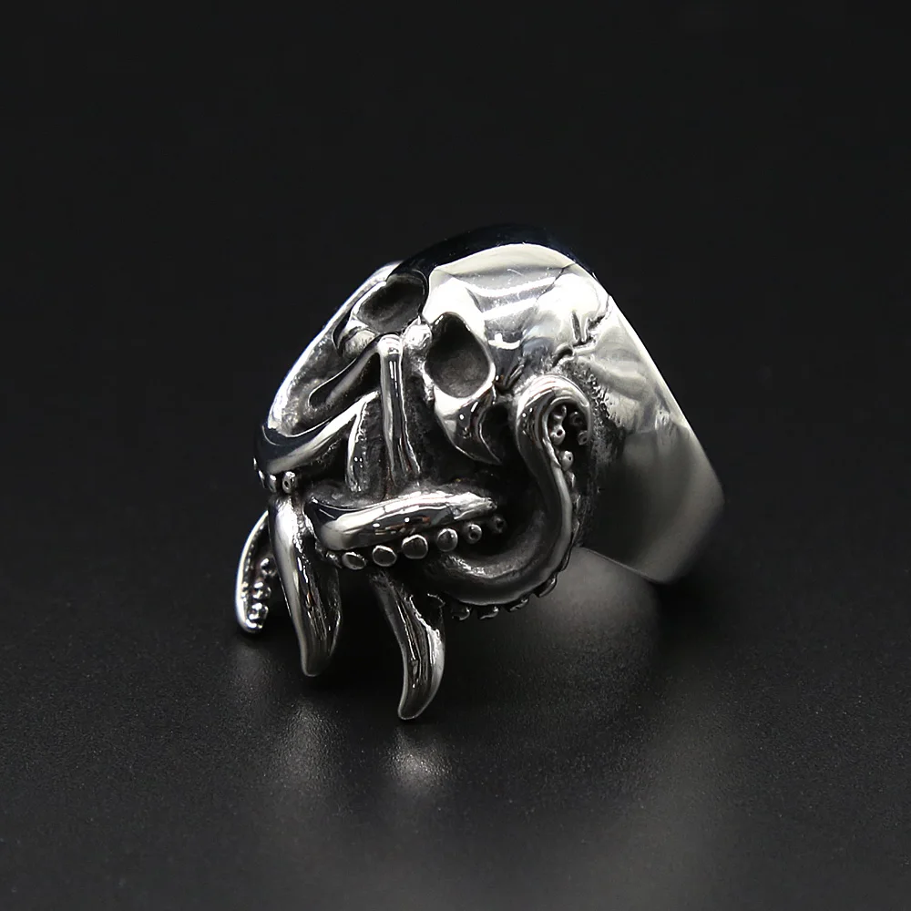 Мужское кольцо в готическом стиле панк хип-хоп | Украшения и аксессуары