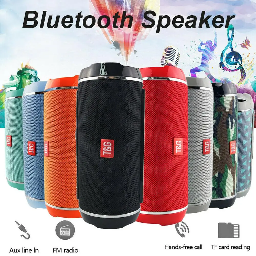 

Водонепроницаемая Портативная Беспроводная колонка Bluetooth 116C TWS 10 Вт, стереоколонка для улицы, сабвуфер, громкий динамик