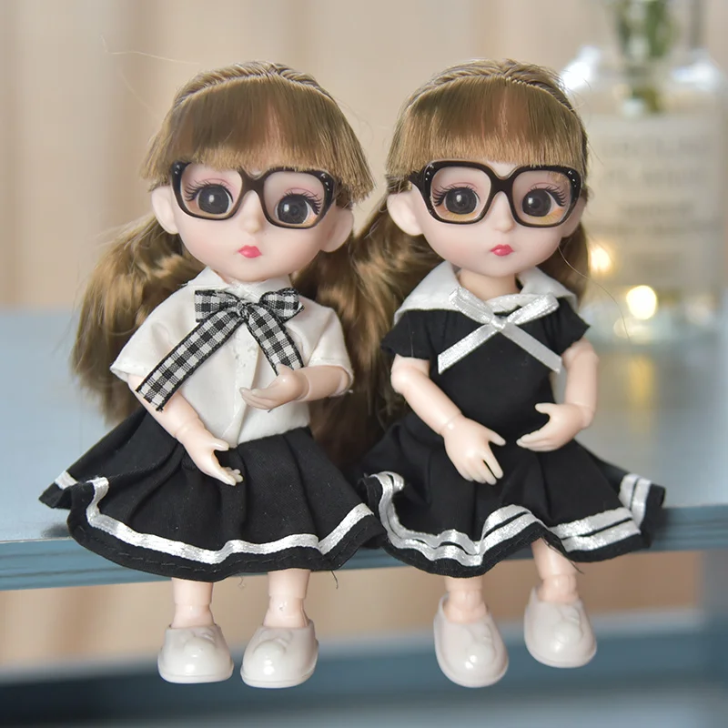 OB11 кукла аниме подвижные шарнирные BJD с очками &quotконский хвост&quot золотых волос