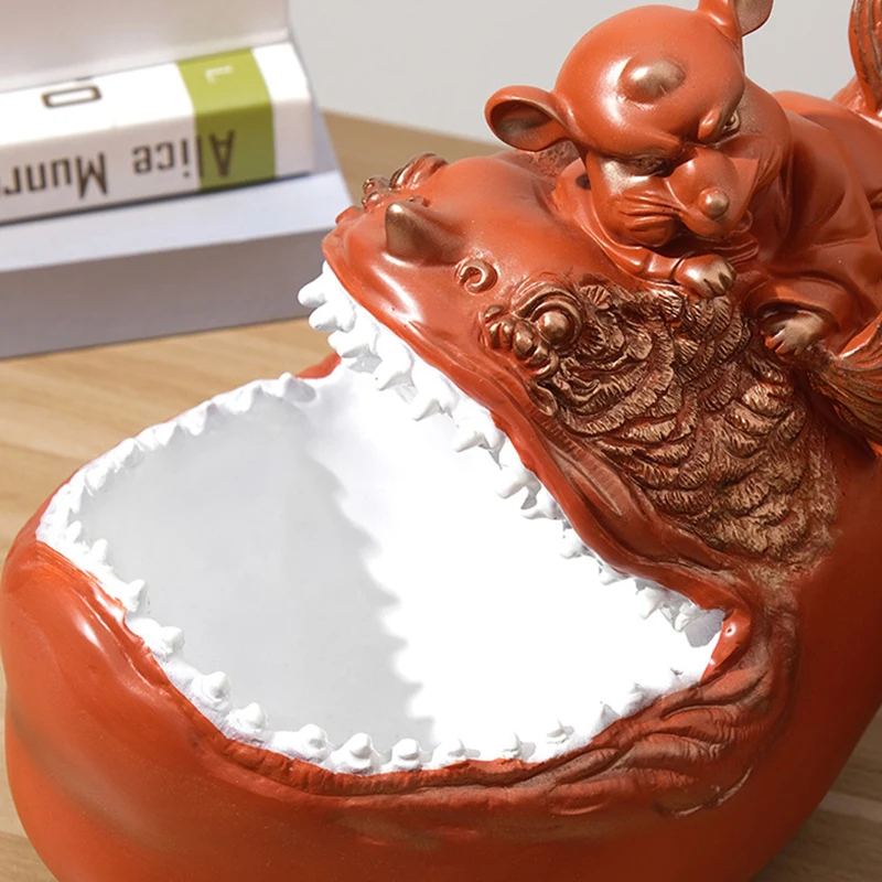 

Sculpture Key Storage Plant Flower Fish Home Decorate Ornamental Artificial Resin Art Figurine Table Accessories Wedding Gifts