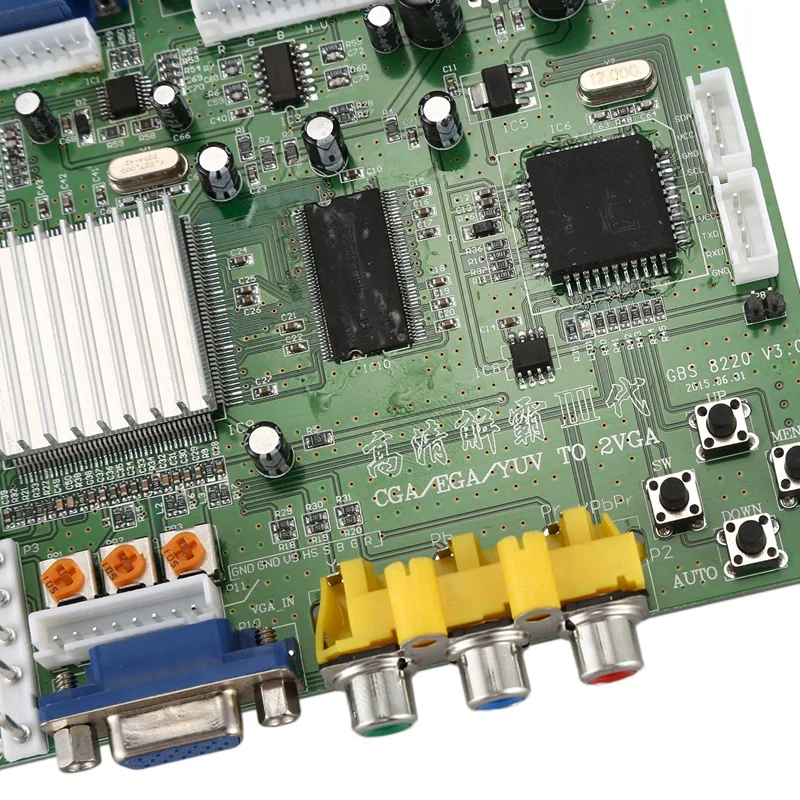 GBS8220 аркадная игра CGA/YUV/EGA/RGB сигнал VGA HD Видео Конвертер доска(двойной выход