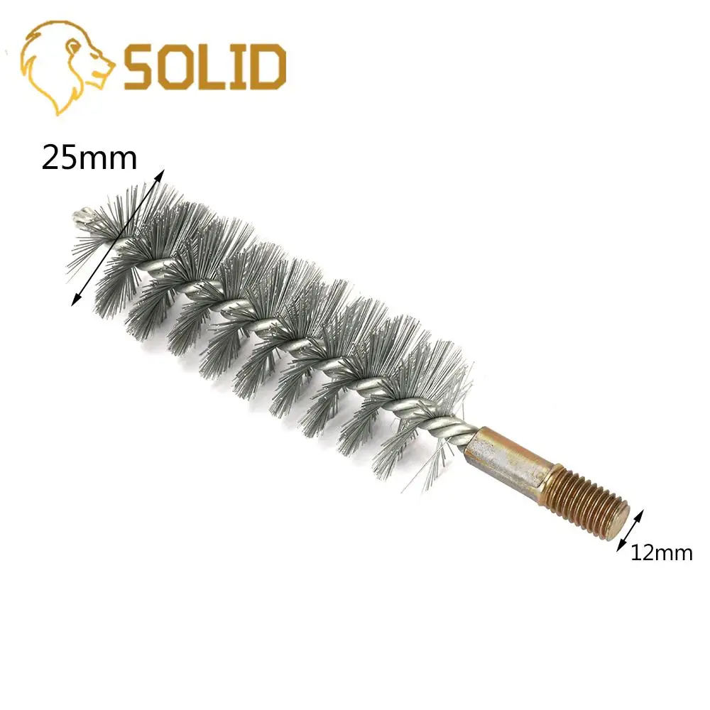 Щетки для труб диаметром 25 мм чистящий инструмент удаления ржавчины с наружной