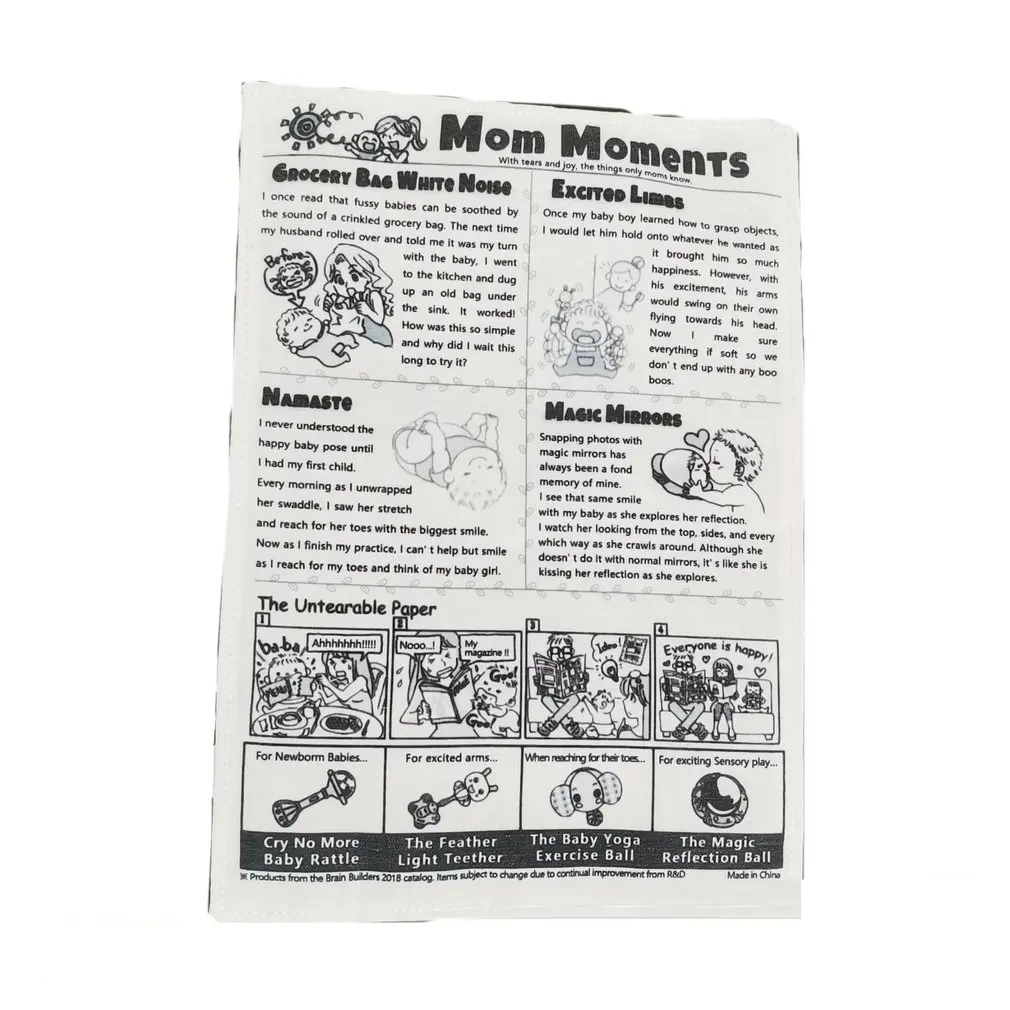 

Игрушки-газеты для домашних животных, устойчивые к укусам и разрыву, черно-белые, универсальная безопасность и мягкость для кошек и собак