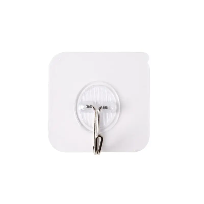 

Round hook bathroom glue hook transparent hook nail free clothes hook hook customization