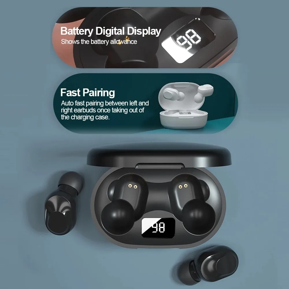 new original lenovo xt91 tws wireless bluetooth earphones touch control music headphones noise reduction waterproof earbuds free global shipping