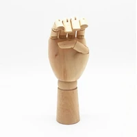 7 inch wooden mannequin hand realistic artist hand model posable flexible fingers for arts drawing jewelry display home decor