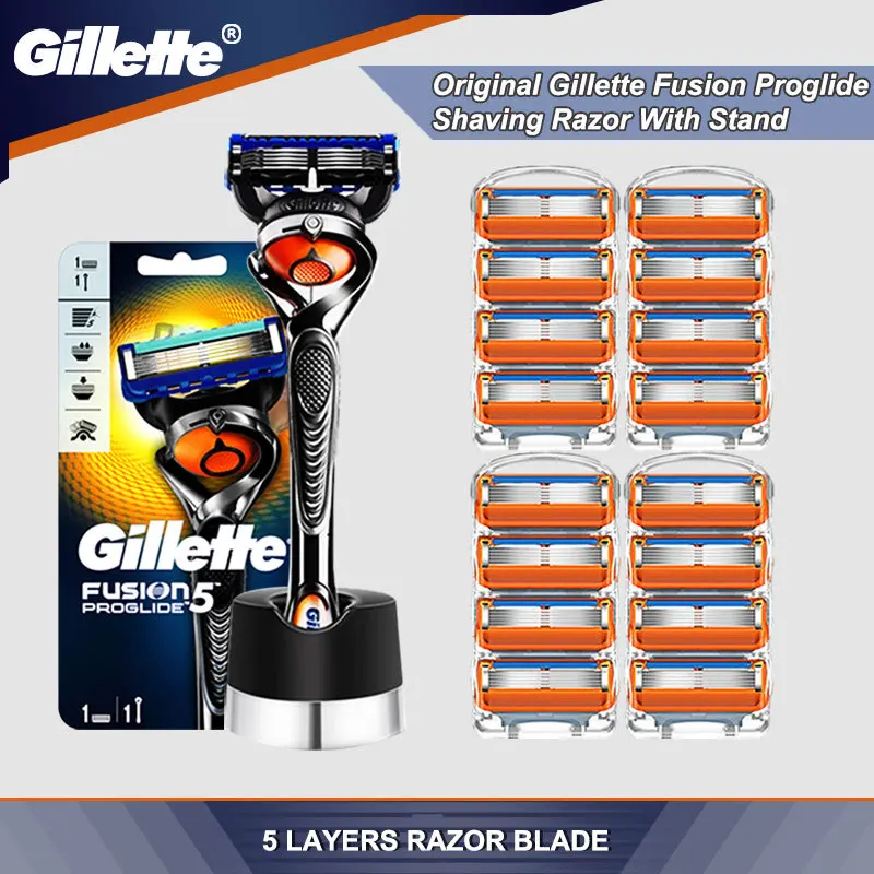 Ручная бритва Gillette Fusion 5 станок для бритья Proglide мужчин с слойными сменными
