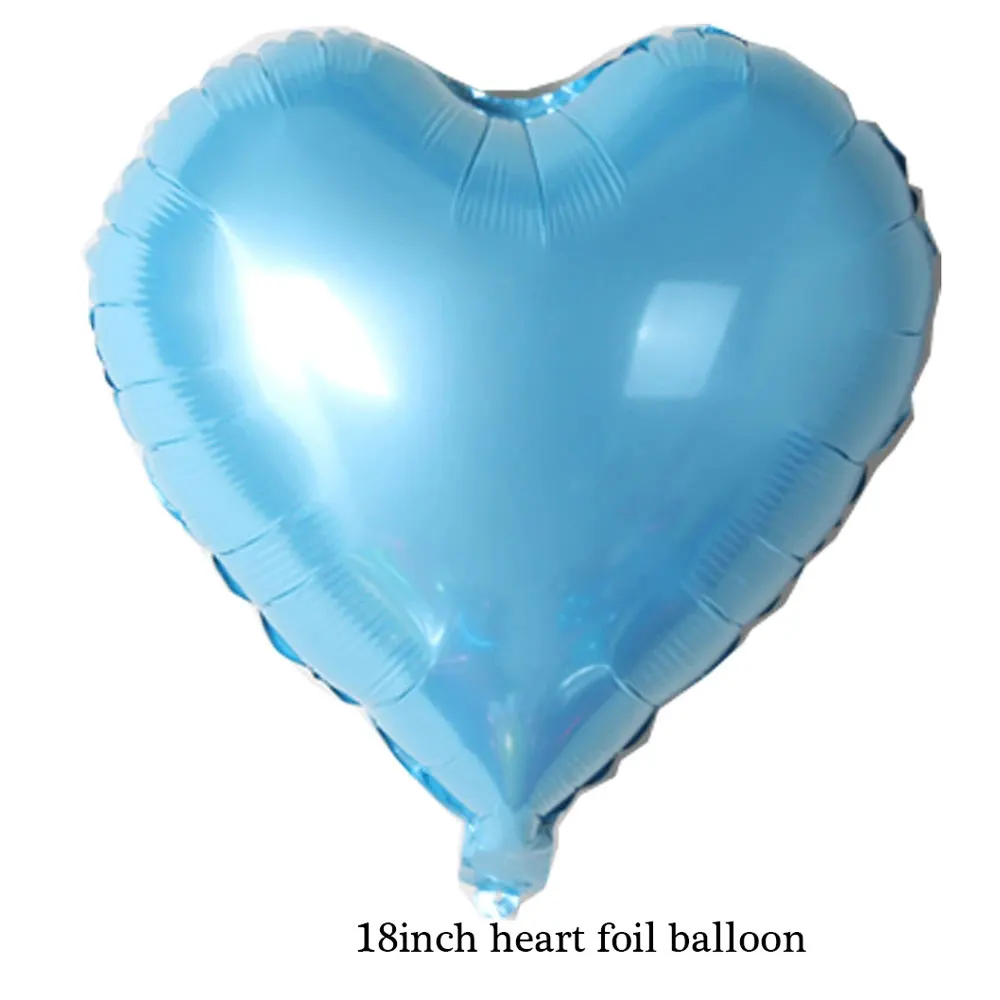 

9/18pcs Sequin Balloons Gender Reveal Girl or Boy Helium Air Ball Baby Shower Heart Ballons Decorations Birthday Party Supplies