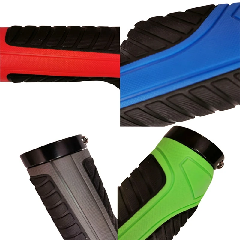 

Bicycle Grip Cover Double-Sided Locking Rubber Anti-Skid Grip for Bicycles, Mountain Bikes, Road Bikes