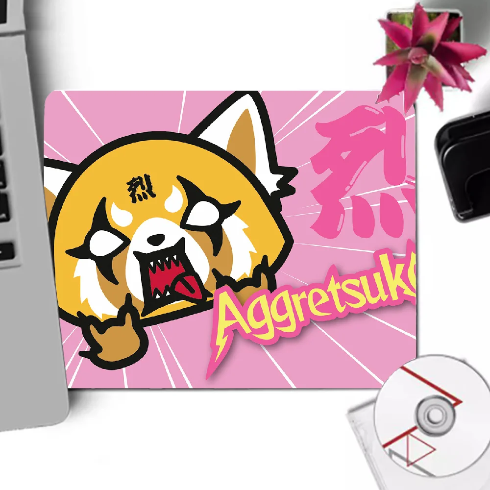 

Aggretsuko Cartoon Game Gaming Mouse Pad PC Mousepad Game Pad Cartoon Rubber Mouse Pad Office Keyboard Pad