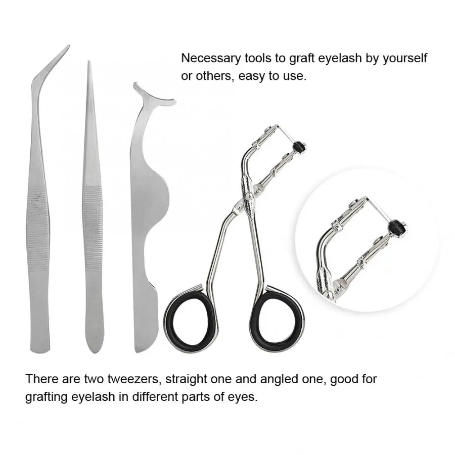 Профессиональный набор для наращивания накладных ресниц инструменты прививки