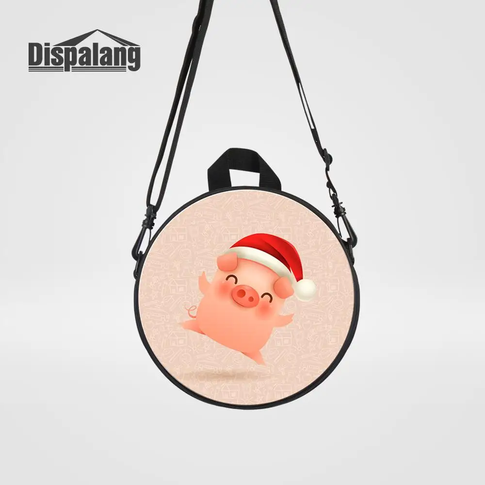 Backpack56 Dispalang новые Мультяшные детские сумки-мессенджеры с принтом лисы для девочек милые животные круглые Rugtas детские мини сумки через плечо - Цвет: Backpack56