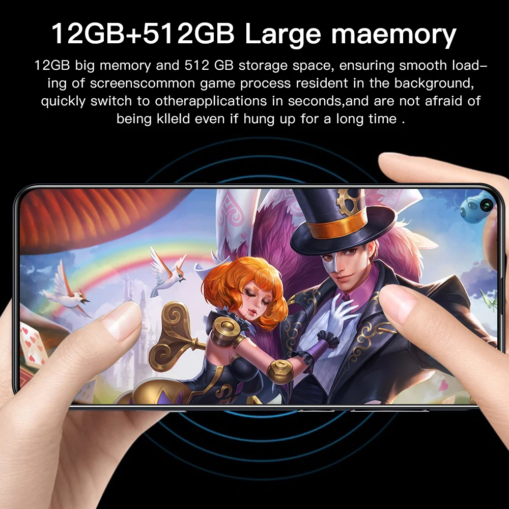 

New Arrival S25 Ultra Global Version 7.2 Inch Screen 12GB 512GB Android10.0 Snapdragon 888 Face ID 5800MAH Mobile Phone