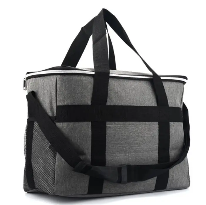 24L Large Thermal Food Cooler Bag Insulated Large Capacity Multi-function Lunch Box bolsa wine cans cooler bag picknick coolers