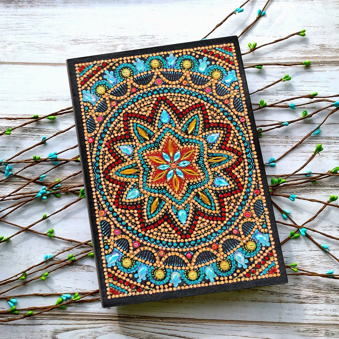 

DIY Special Shaped Diamond Painting Notebook 64 Pages A5 Painting Book Sketchbook Diamond Embroidery Cross Stitch Craft