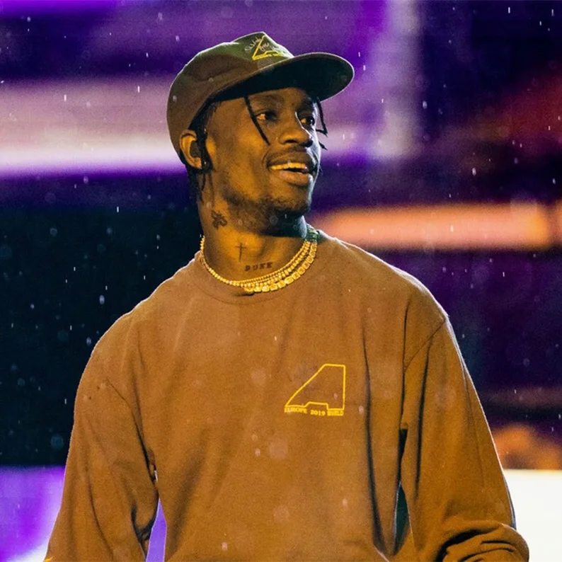 

Travis Scott Astroworld x DSM Stop Look Listen Printe Women Men Long Sleeve T shirts tees Hiphop Streetwear Men Cotton T shirt