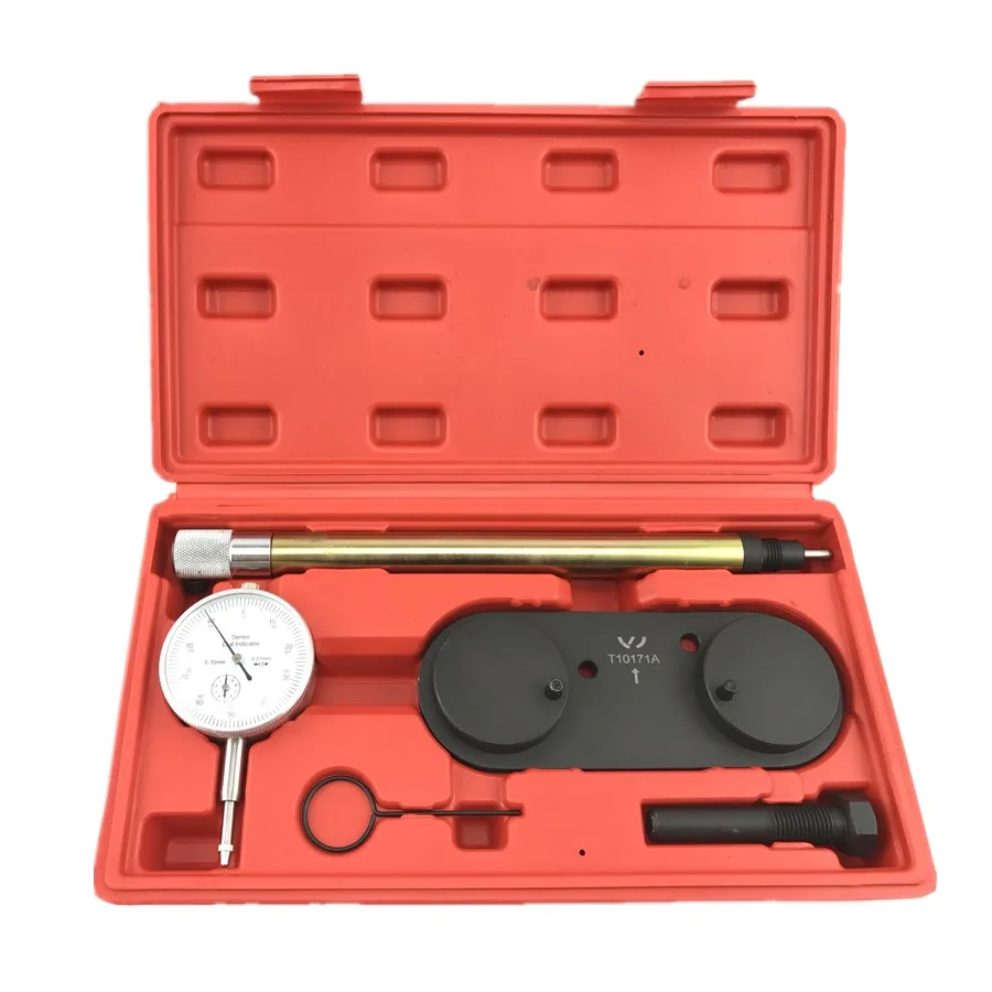 

OBDIICAT T10171A Engine Timing Tool Kit for V-W AU-DI 1.4/1.6FSi 1.4 TSi 1.2TFSi/FSi Inc Dial Gauge Tdc + Locking Tools