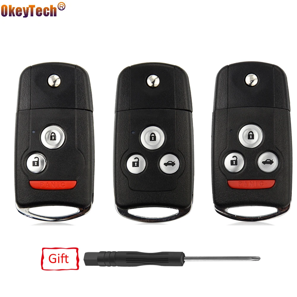 Кнопка OkeyTech 2/3/4 для Honda Civic Dio Fit Crv Hrv Accord Odyssey Jazz|Ключ от авто| |