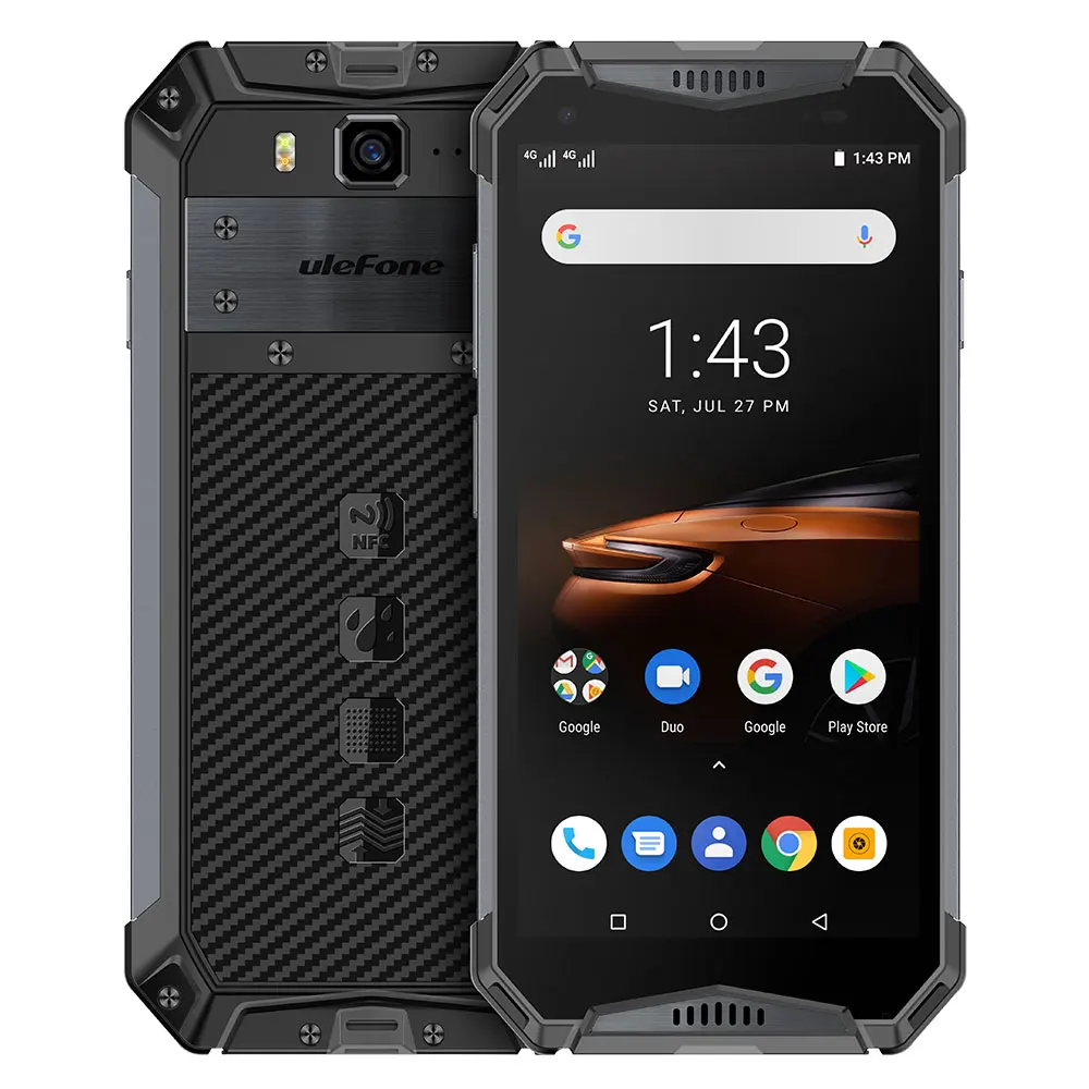 Смартфон Ulefone Armor 3 Вт большой аккумулятор 10300 мАч IP68 Водонепроницаемый 4G