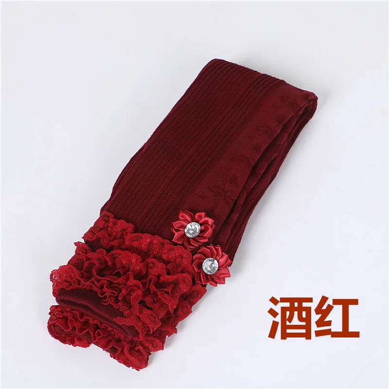 Модные осенние леггинсы для девочек полосатые с эластичным поясом малышей штаны