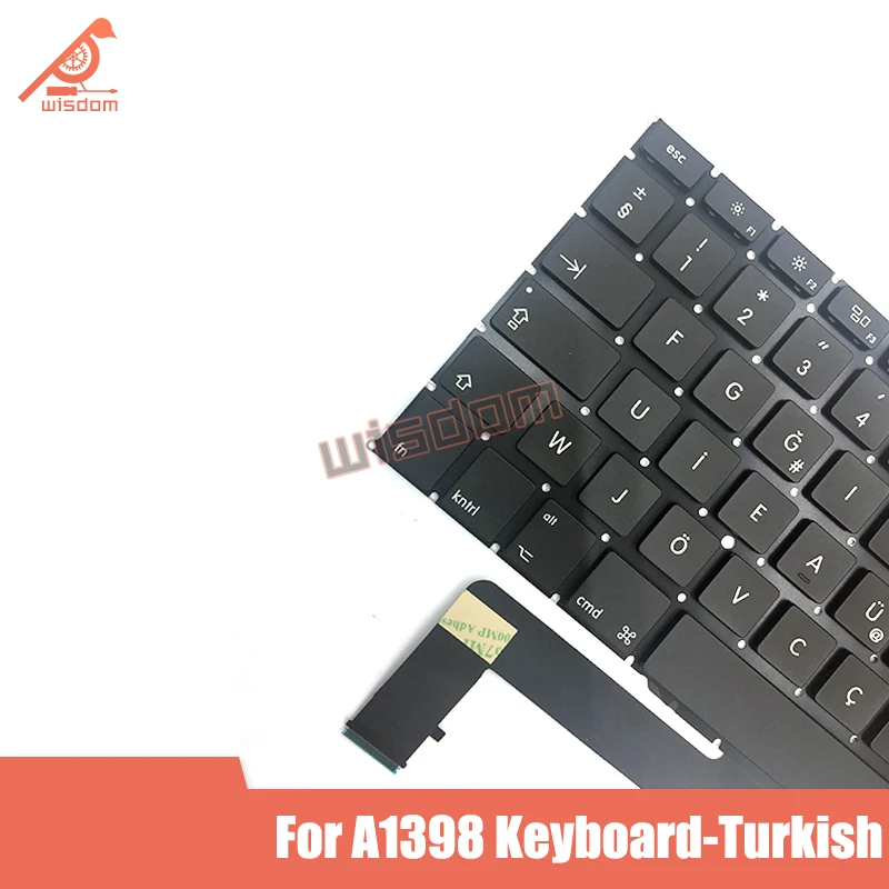 Full New for Macbook Pro Retina 15&quot A1398 Turkish Keyboard with Screws 2012 2013 2014 2015 Year | Компьютеры и офис