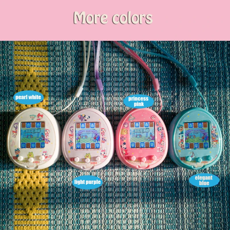 Tamagotchi электронные питомцы игрушки для детей цветной экран USB зарядка
