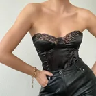 Корсет для коррекции фигуры, Женский корсет, кружевное нижнее белье, облегающее белье с тонкой талией для похудения, сексуальное нижнее белье, наряд, хозяйственный Топ, комплект