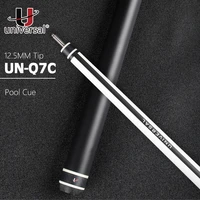 universal un q7c pool billiard cue 12 5mm black kamui tip 10 teeth joint handmade tecnologia maple shaft professional stick kit