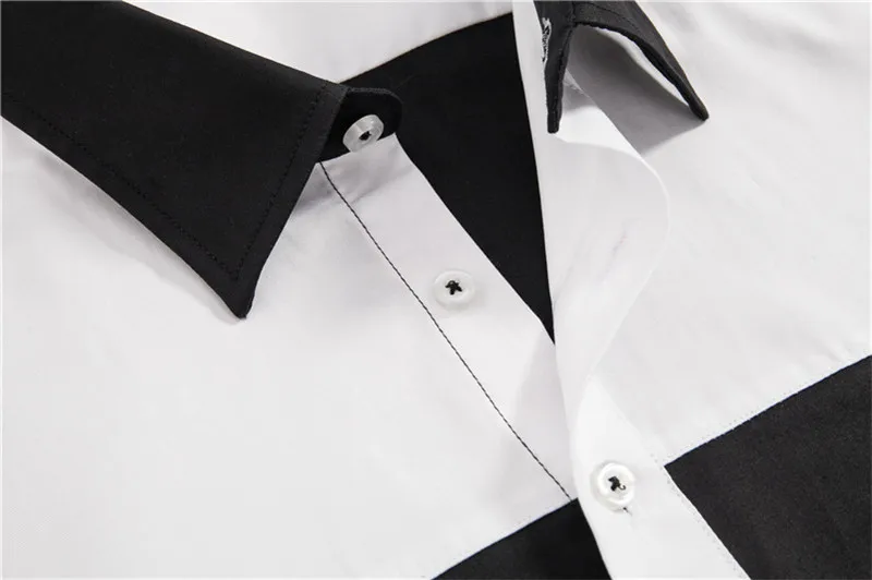 Мужская Повседневная рубашка белая классическая из 100% хлопка для офиса