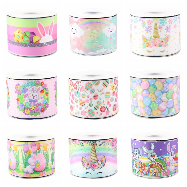 

HSD-DIY Craft Supplies character printed grosgrain ribbon 10 yards per Roll