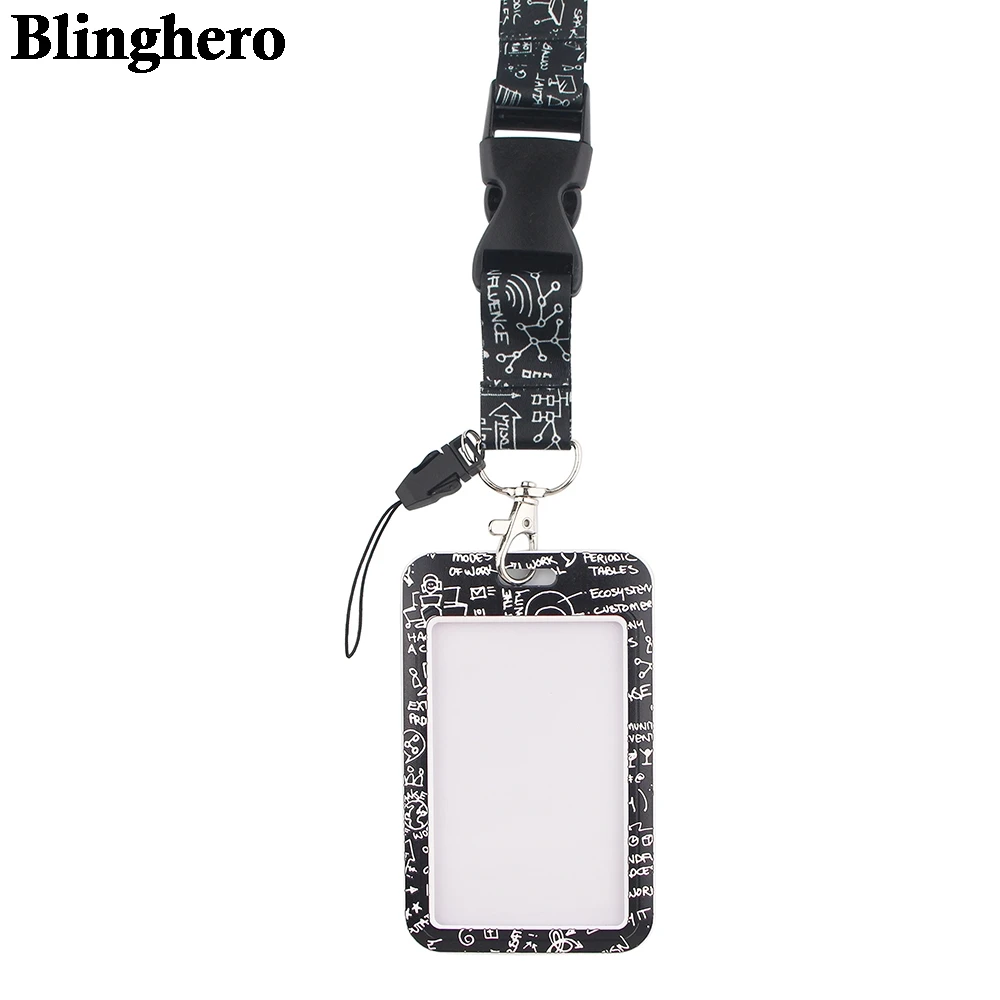 CB112 Math Formula Neck Strap Lanyard keychain Cell Phone Strap ID Badge Holder Rope Keyring Accessories Student Teacher Gifts