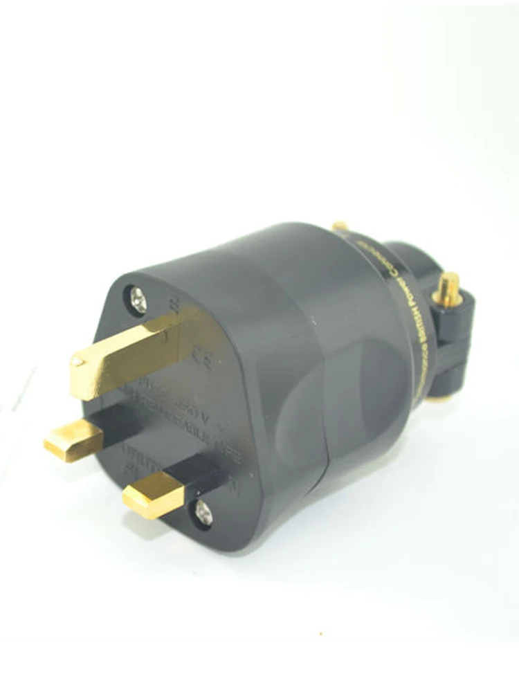 One Piece FI UK 1363 (G) золотой сетевой штекер аудиоштепсельная вилка UK|power plug|uk power plugmains plug