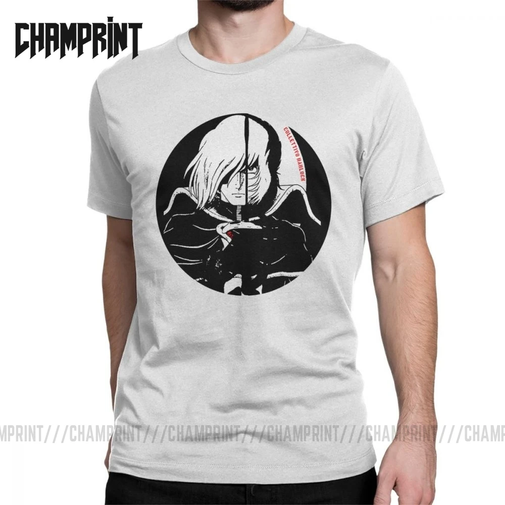 Мужская футболка с коротким рукавом из чистого хлопка изображением фантомного