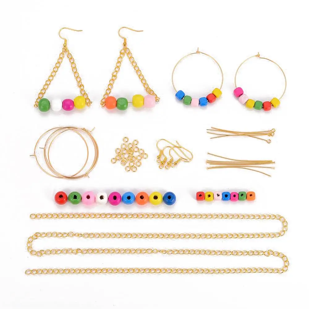 1 Набор медных колец Серьги Крючки для глаз Шпильки с головкой шпильки железные