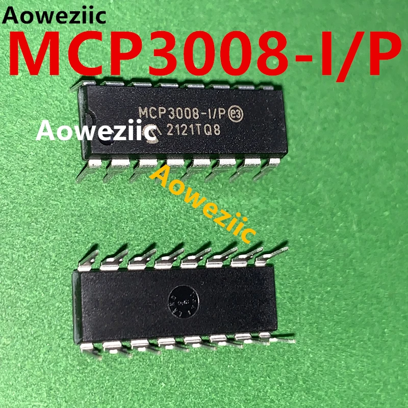 Aoweziic 1～5～10Pcs MCP3008-I/P MCP3008 DIP-16 SPI Serial Interface IC Analog-To-Digital Converter Chip New Imported Original on -> Aoweziic 1-5-10 шт. MCP3008-I/P MCP3008 DIP-16 SPI Интерфейсный микросхема преобразователя аналогово-цифрового сигнала Но